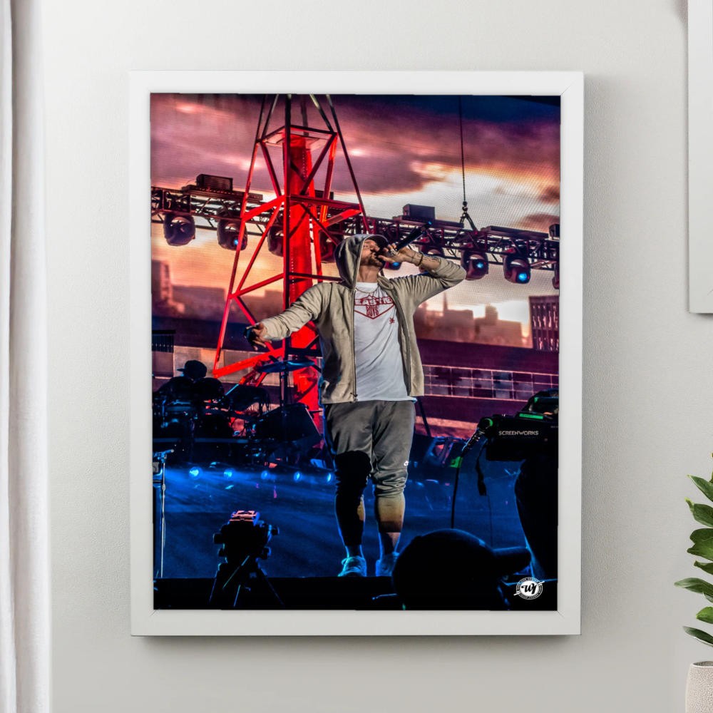تابلو پینکمن طرح موسیقی امینم کنسرت Eminem Concert 30 Jm