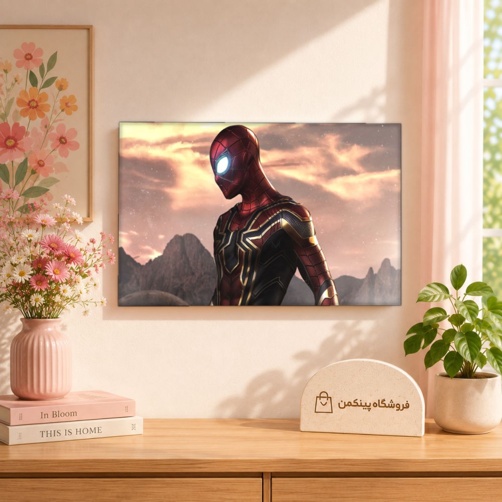 تابلو شاسی پینکمن طرح تام هالند پیتر پارکر تام هالند - Tom Holland Peter Parker PC کد Jm 6