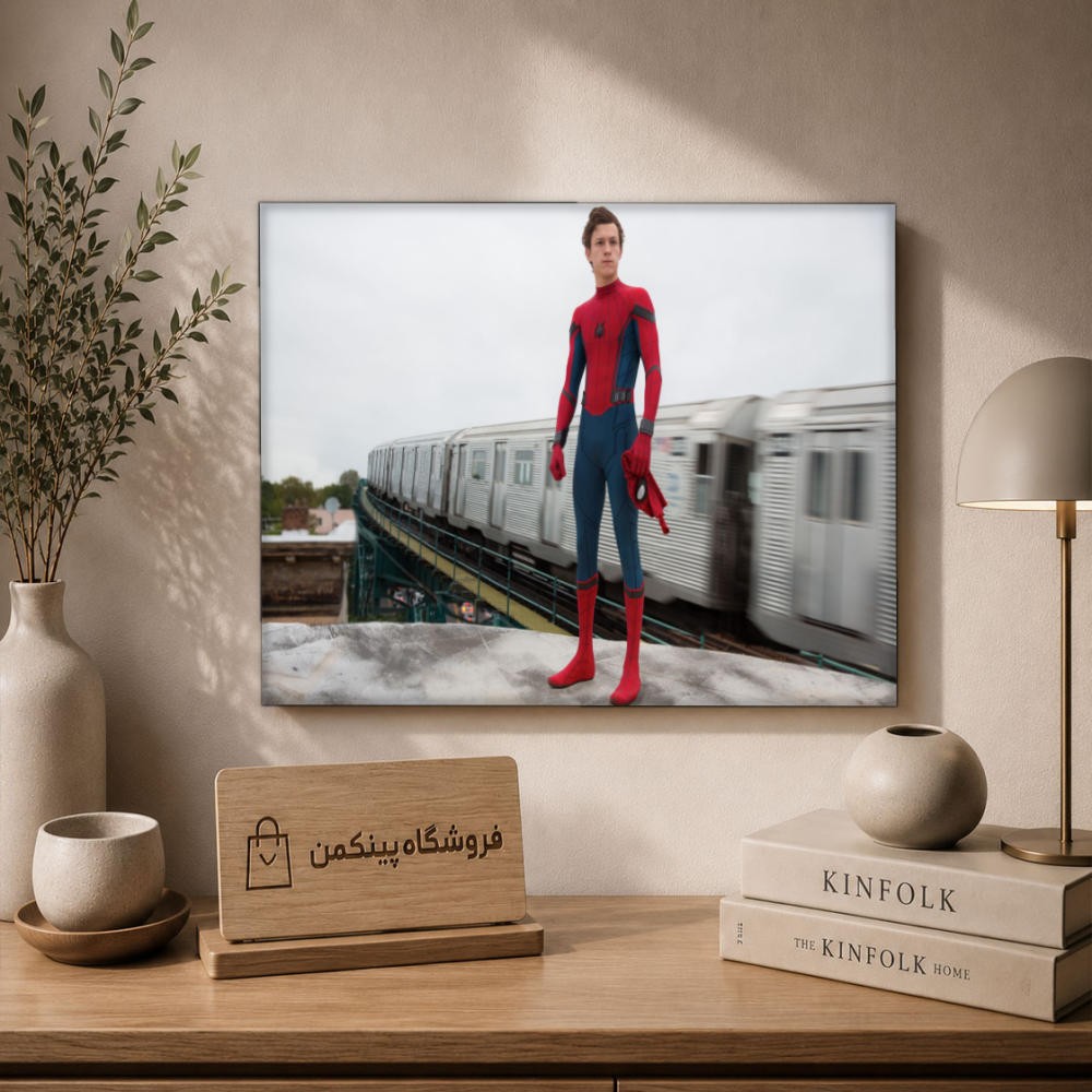 تابلو شاسی پینکمن طرح تام هالند پیتر پارکر تام هالند - Tom Holland Peter Parker PC کد Jm 28