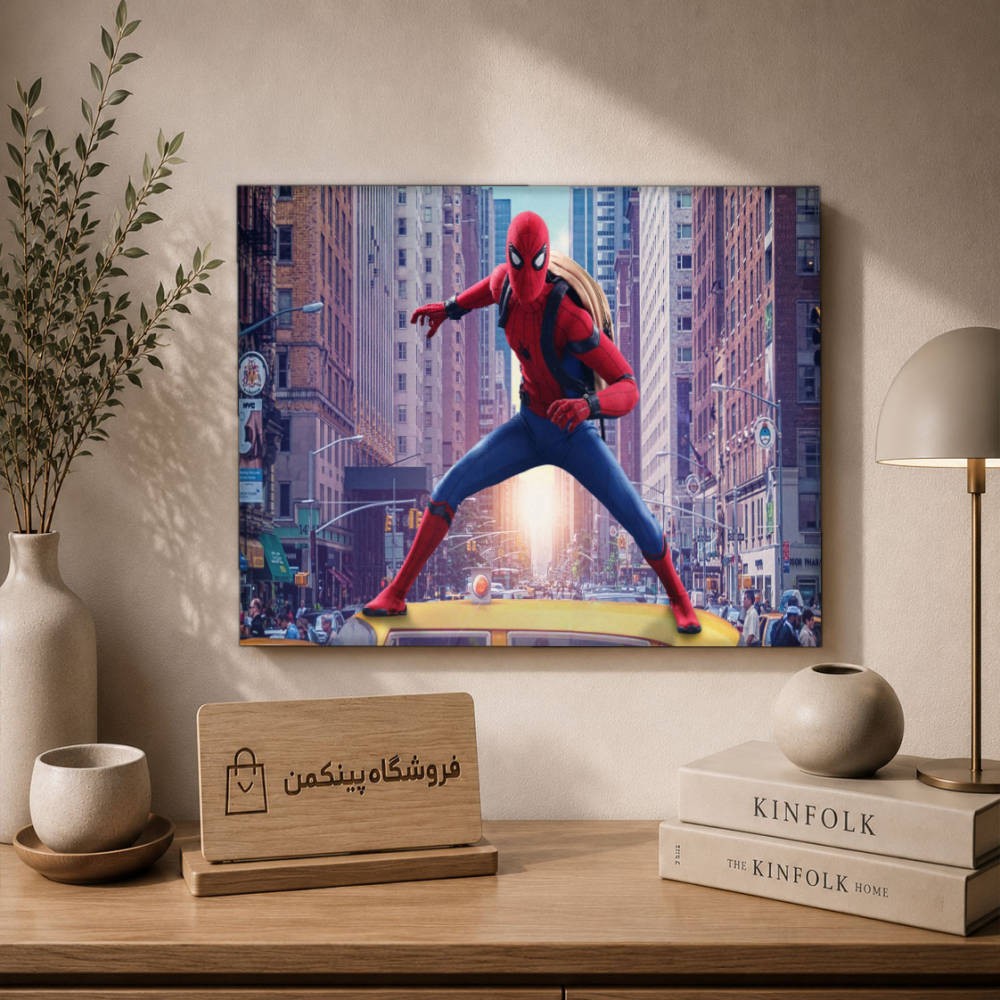 تابلو شاسی پینکمن طرح تام هالند پیتر پارکر تام هالند - Tom Holland Peter Parker PC کد Jm 25