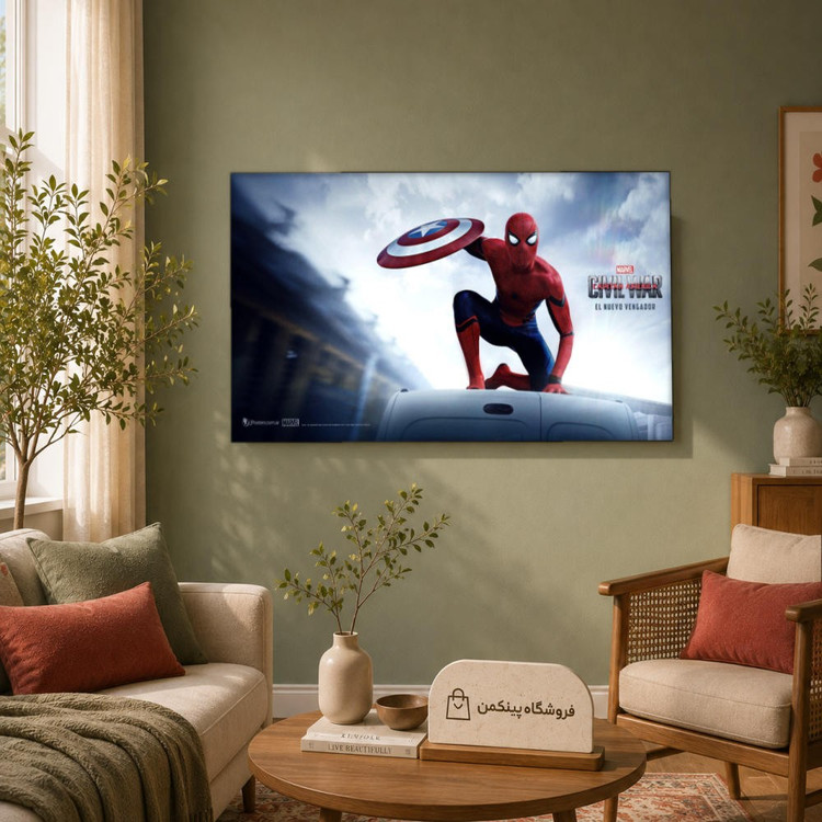 تابلو شاسی پینکمن طرح تام هالند پیتر پارکر تام هالند - Tom Holland Peter Parker PC کد Jm 2