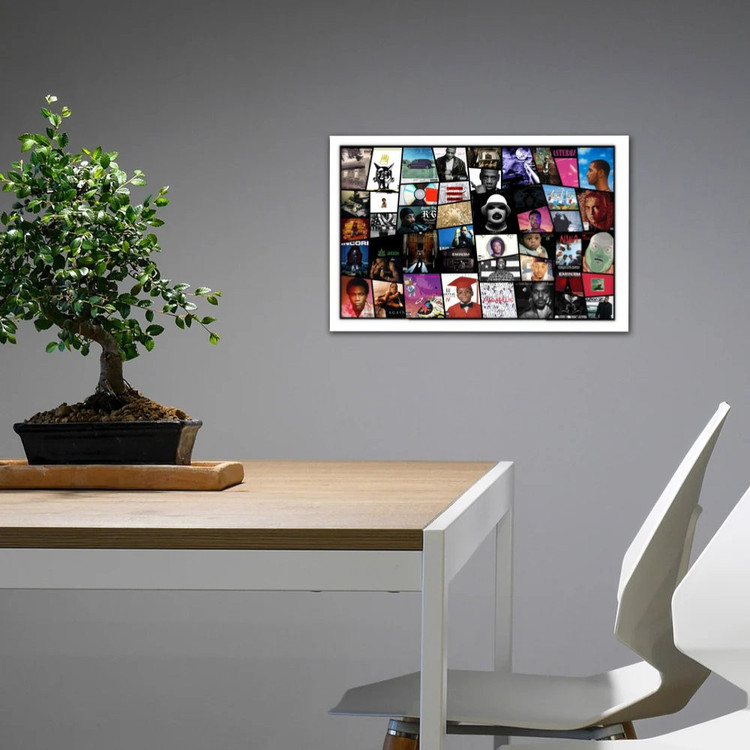 تابلو پینکمن طرح موسیقی امینم کلاژ Eminem Collage 27 Jm