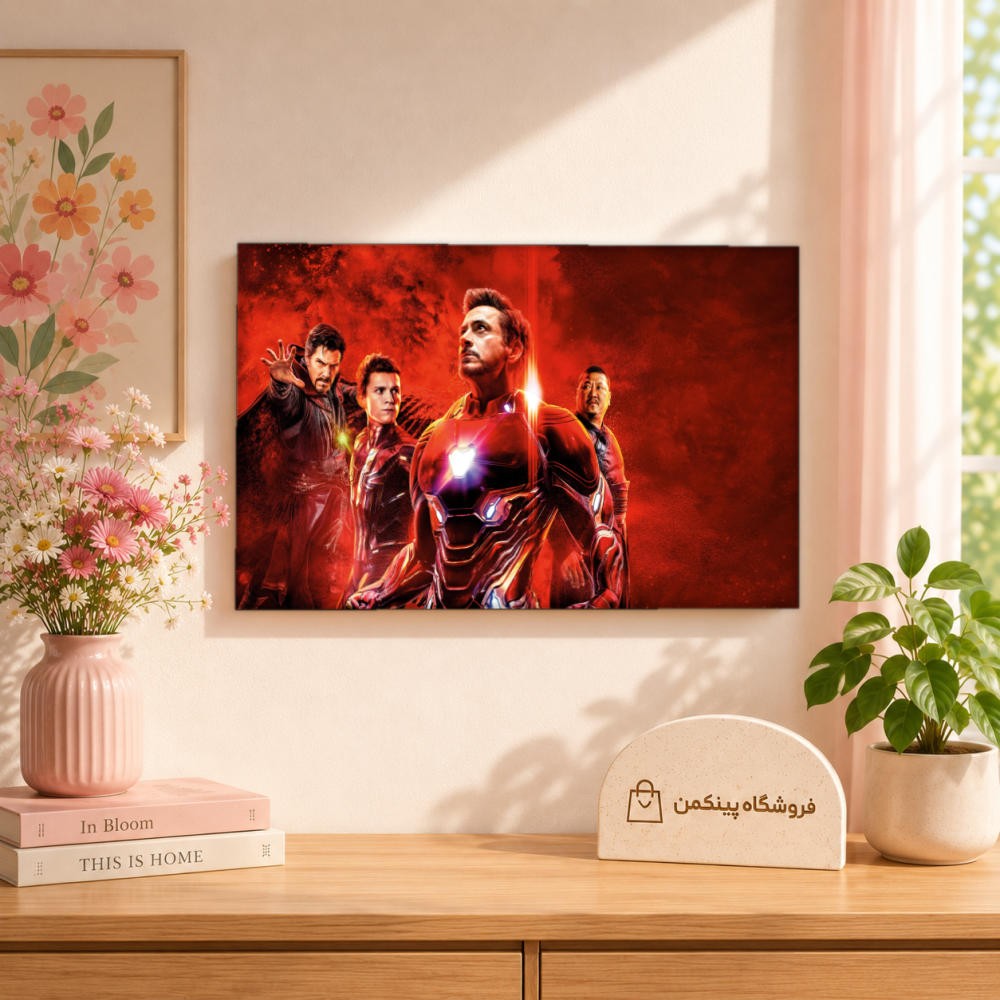 تابلو شاسی پینکمن طرح تام هالند پیتر پارکر تام هالند - Tom Holland Peter Parker PC کد Jm 13