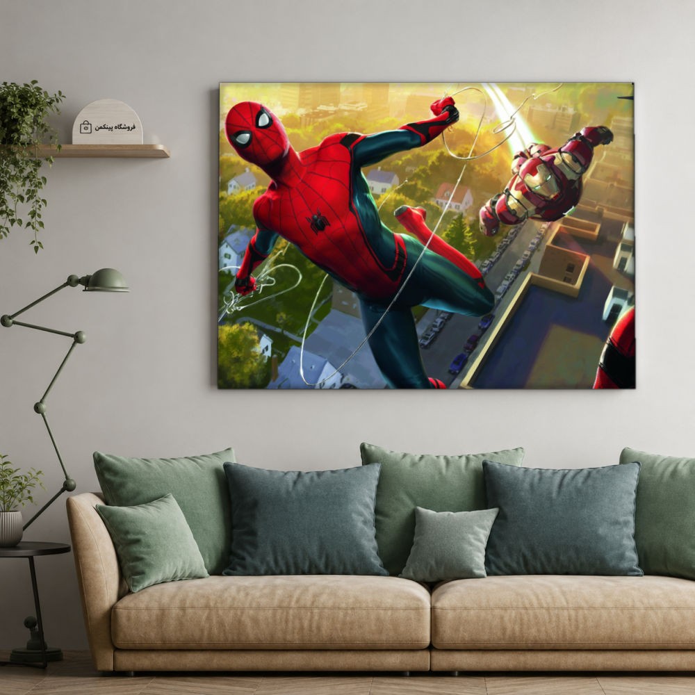 تابلو شاسی پینکمن طرح تام هالند پیتر پارکر - Tom Holland Peter Parker کد Jm 9