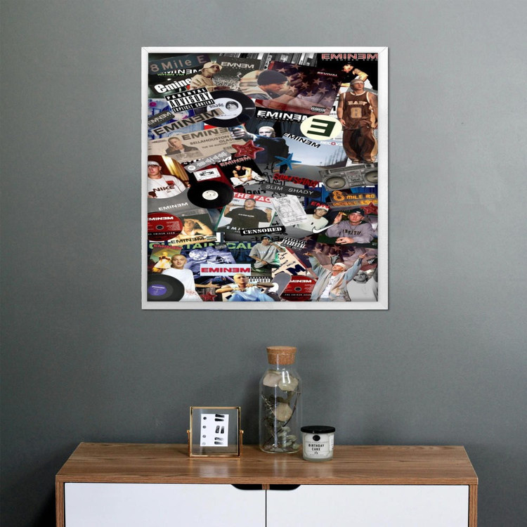 تابلو پینکمن طرح موسیقی امینم کلاژ Eminem Collage 11 Jm