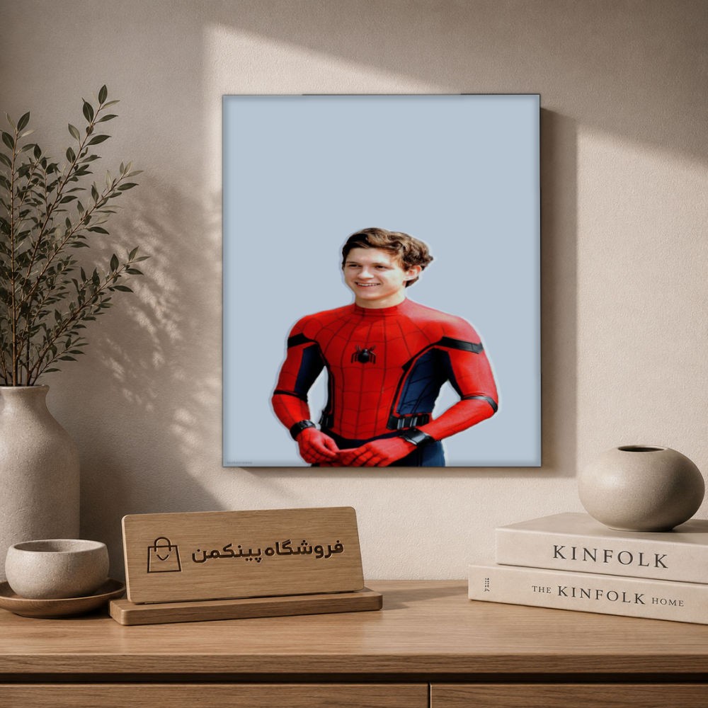 تابلو شاسی پینکمن طرح تام هالند پیتر پارکر - Tom Holland Peter Parker کد Jm 38