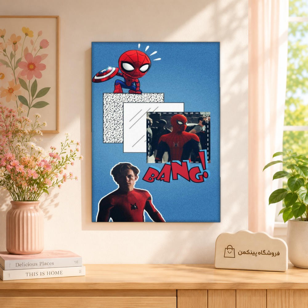 تابلو شاسی پینکمن طرح تام هالند پیتر پارکر - Tom Holland Peter Parker کد Jm 37