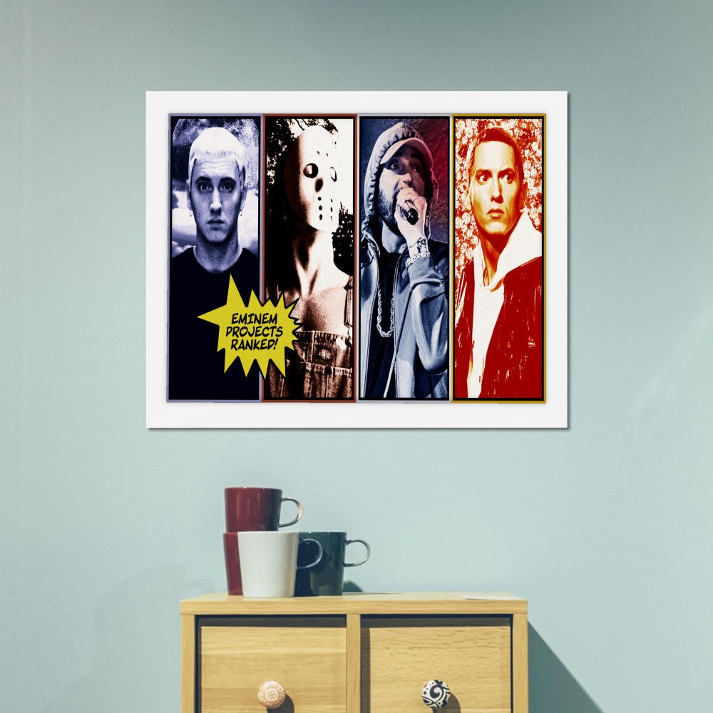 تابلو پینکمن طرح موسیقی امینم کاور آلبومها Eminem Album Covers 31 Jm