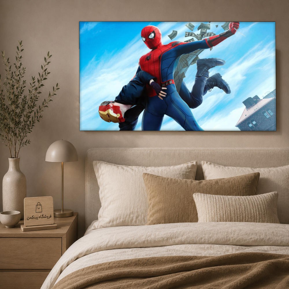 تابلو شاسی پینکمن طرح تام هالند پیتر پارکر - Tom Holland Peter Parker کد Jm 32