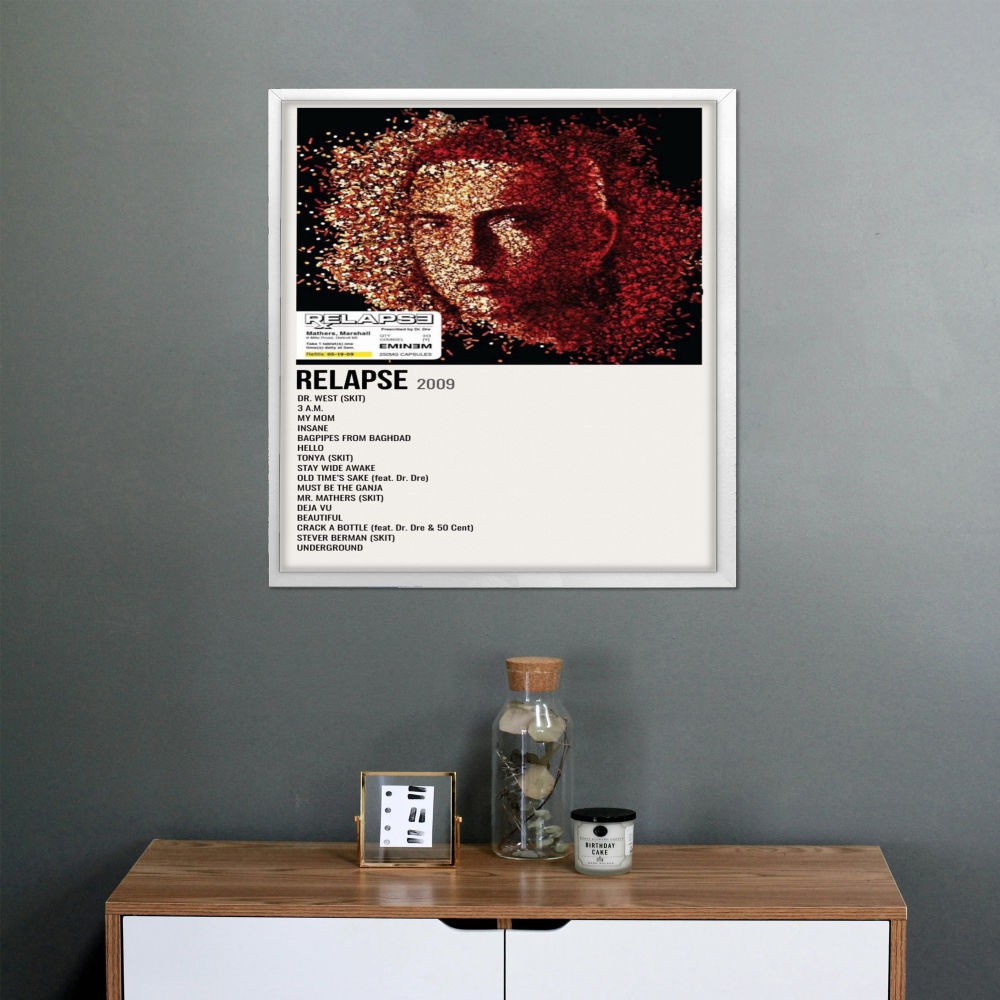 تابلو پینکمن طرح موسیقی امینم کاور آلبومها Eminem Album Covers 21 Jm