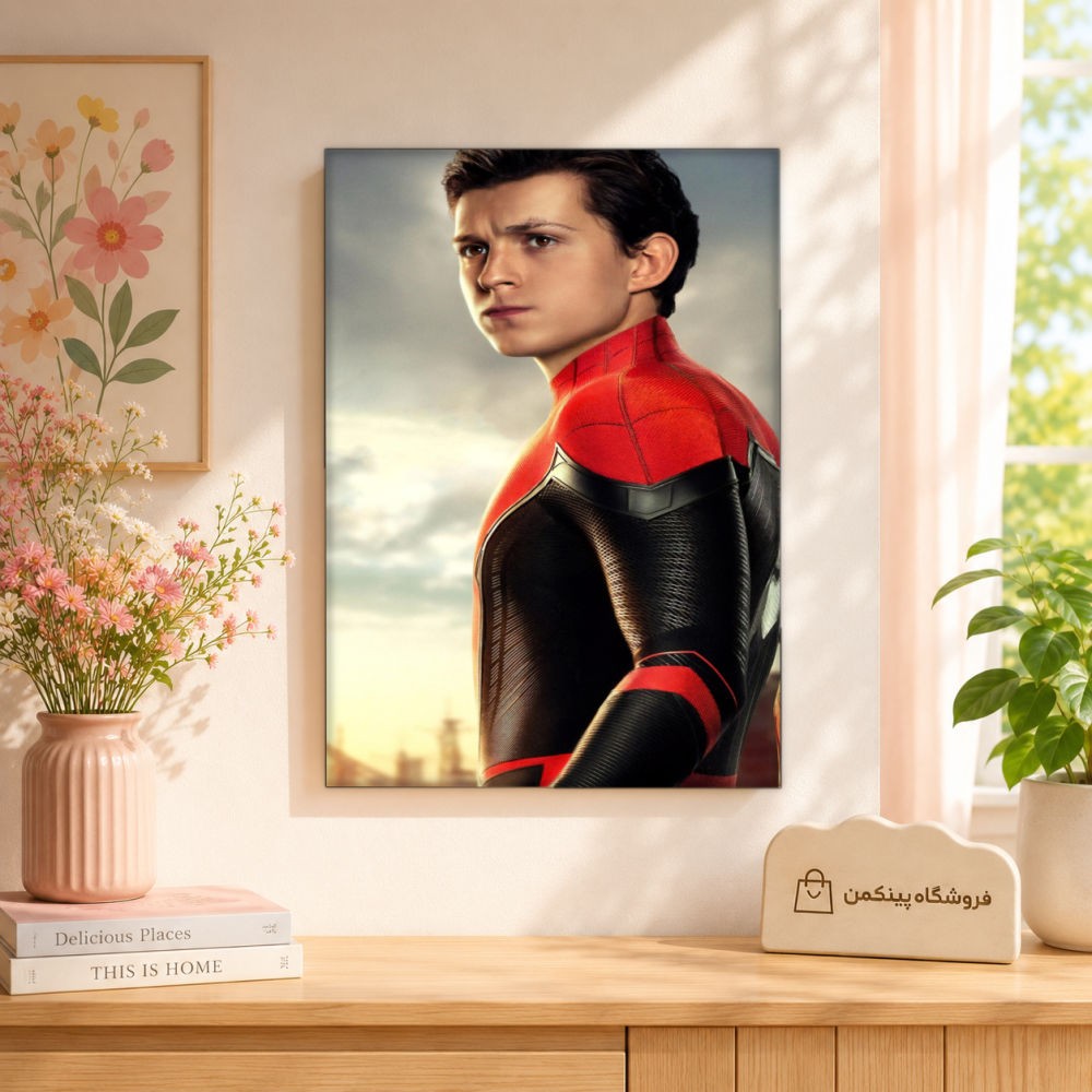 تابلو شاسی پینکمن طرح تام هالند پیتر پارکر - Tom Holland Peter Parker کد Jm 19