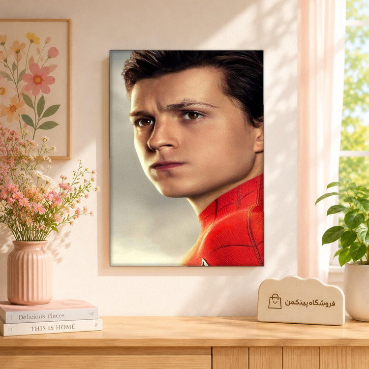 تابلو شاسی پینکمن طرح تام هالند پیتر پارکر - Tom Holland Peter Parker کد Jm 13