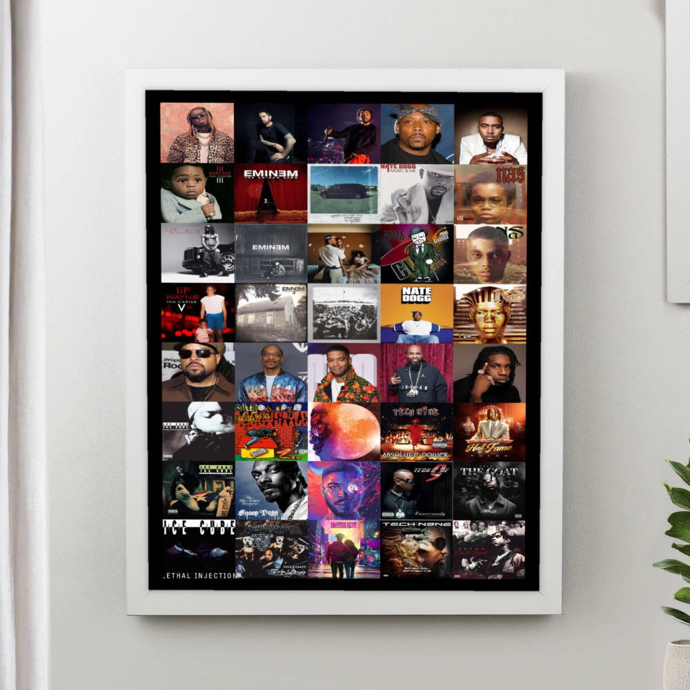 تابلو پینکمن طرح موسیقی امینم کاور آلبوم Eminem Album Cover 4 Jm