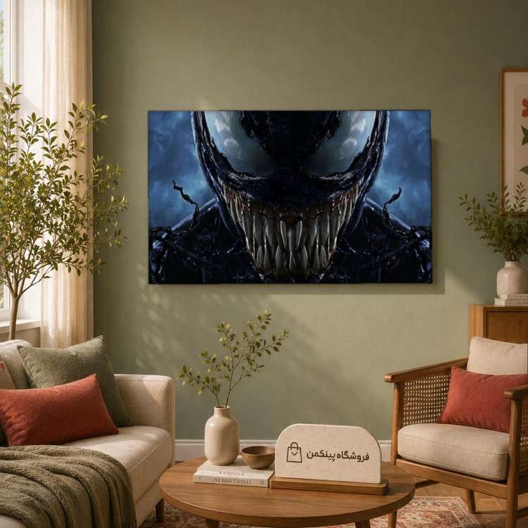 تابلو شاسی پینکمن طرح تام هالند ونوم 2 - Tom Holland HD Venom 2 کد Jm 5