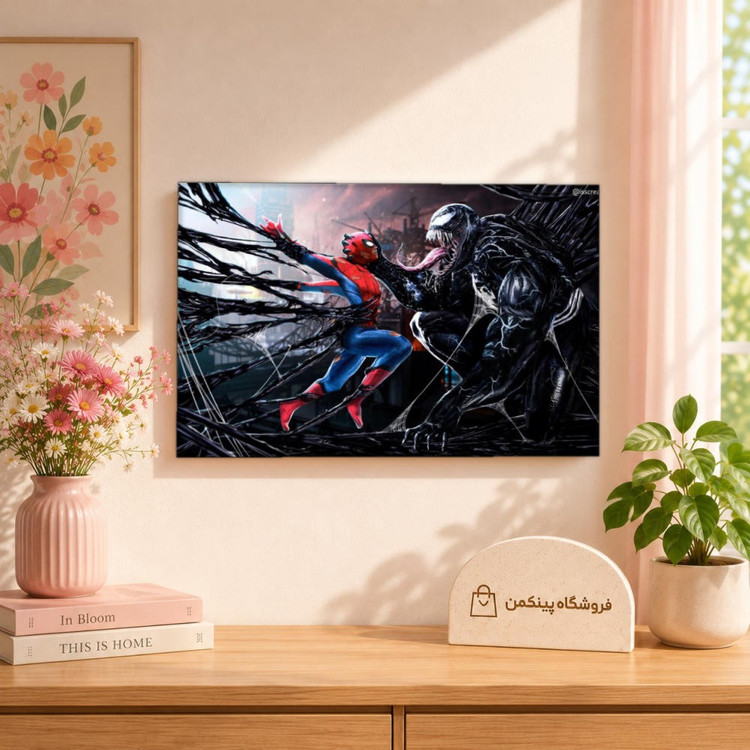 تابلو شاسی پینکمن طرح تام هالند ونوم 2 - Tom Holland HD Venom 2 کد Jm 3