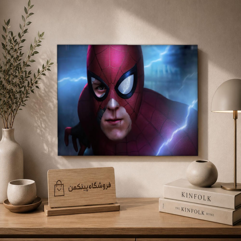 تابلو شاسی پینکمن طرح تام هالند و مایلز مورالس - Tom Holland And Miles Morales کد Jm 36