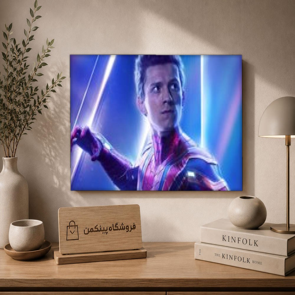 تابلو شاسی پینکمن طرح تام هالند و مایلز مورالس - Tom Holland And Miles Morales کد Jm 33