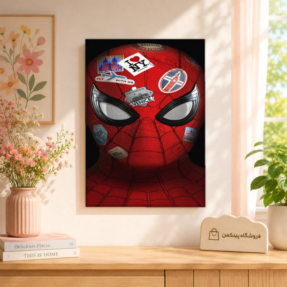 تابلو شاسی پینکمن طرح تام هالند و مایلز مورالس - Tom Holland And Miles Morales کد Jm 31
