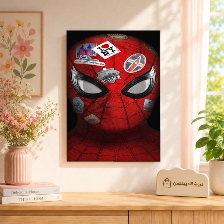 تابلو شاسی پینکمن طرح تام هالند و مایلز مورالس - Tom Holland And Miles Morales کد Jm 31