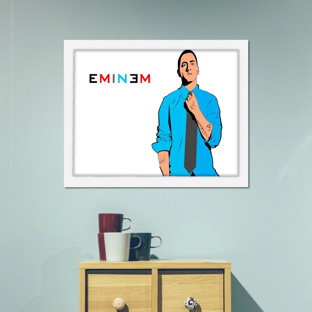 تابلو پینکمن طرح موسیقی امینم کارتونی Eminem Cartoon 28 Jm