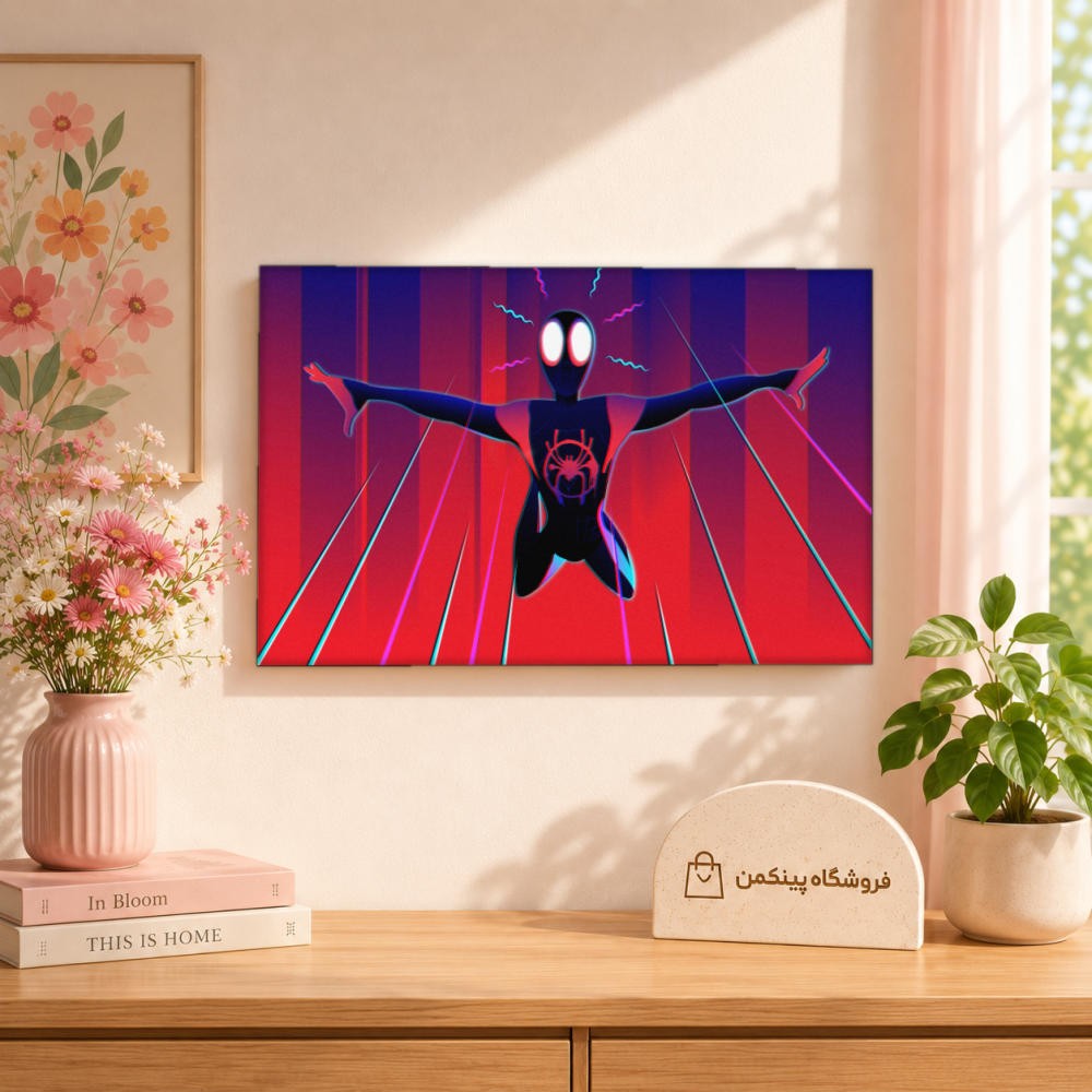 تابلو شاسی پینکمن طرح تام هالند و مایلز مورالس - Tom Holland And Miles Morales کد Jm 2