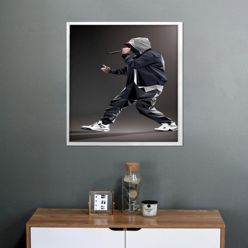 تابلو پینکمن طرح موسیقی امینم کارتونی Eminem Cartoon 18 Jm