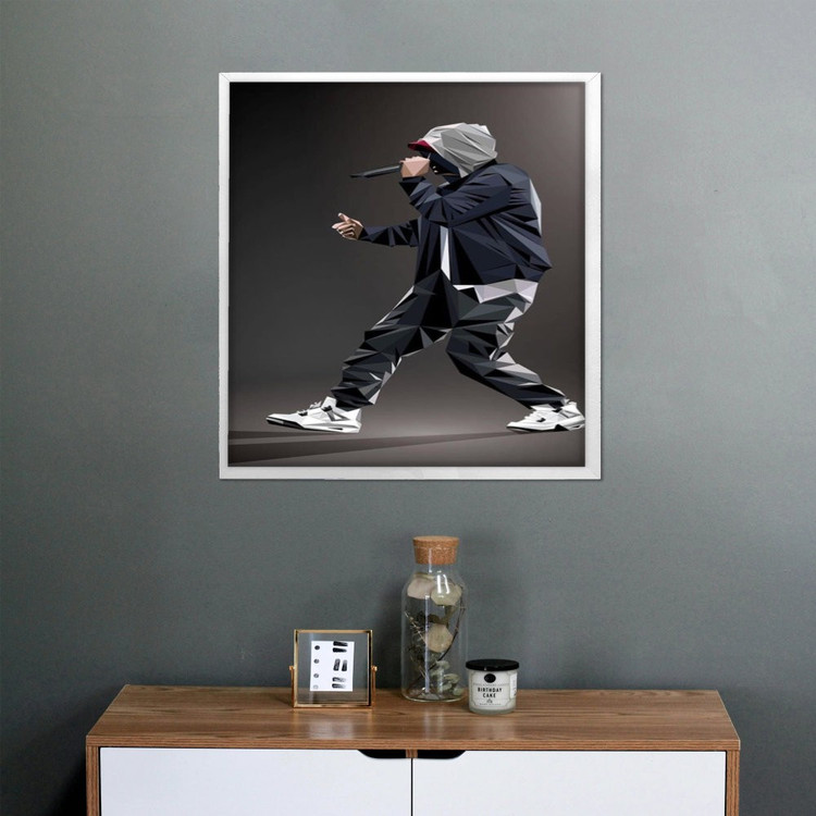 تابلو پینکمن طرح موسیقی امینم کارتونی Eminem Cartoon 18 Jm