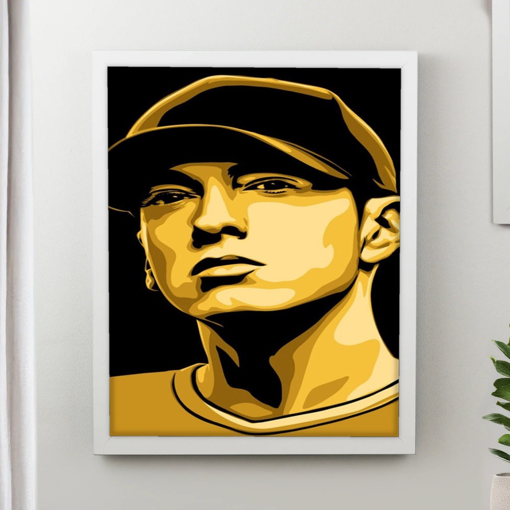 تابلو پینکمن طرح موسیقی امینم کارتونی Eminem Cartoon 16 Jm