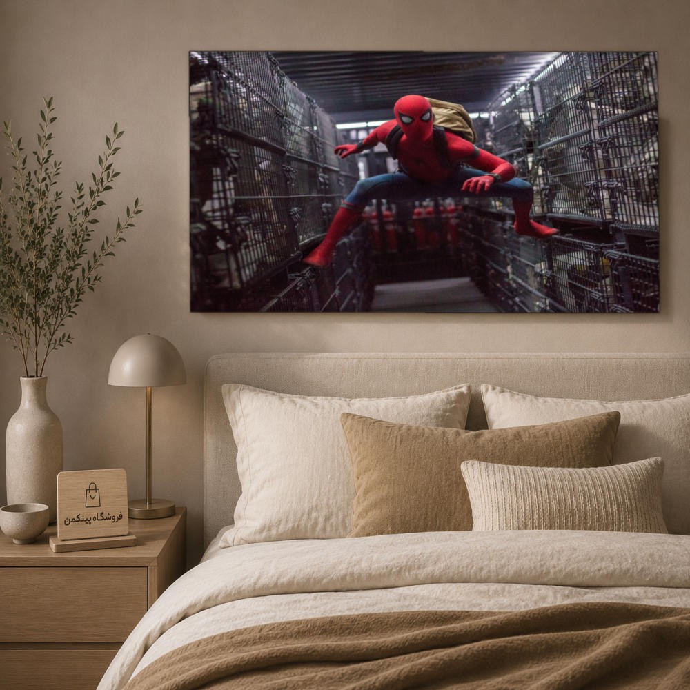 تابلو شاسی پینکمن طرح تام هالند و مایلز مورالس - Tom Holland And Miles Morales کد Jm 1