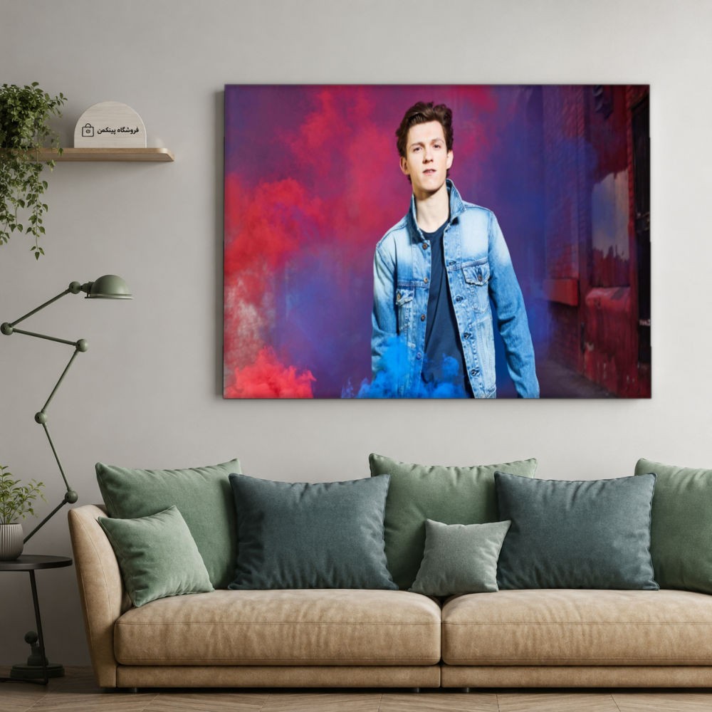 تابلو شاسی پینکمن طرح تام هالند و Zendaya تام هالند - Tom Holland And Zendaya Desktop کد Jm 2