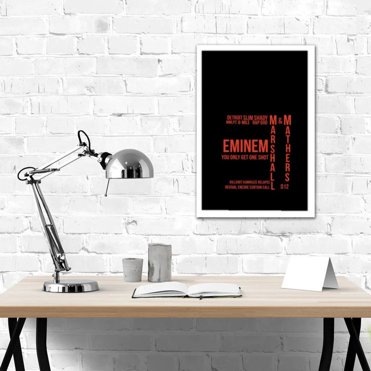 تابلو پینکمن طرح موسیقی امینم آلبوم Eminem Album 34 Jm