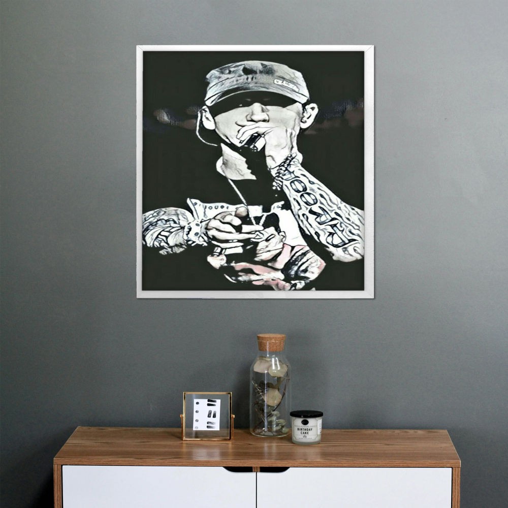 تابلو پینکمن طرح موسیقی امینم آرت Eminem Art 8 Jm