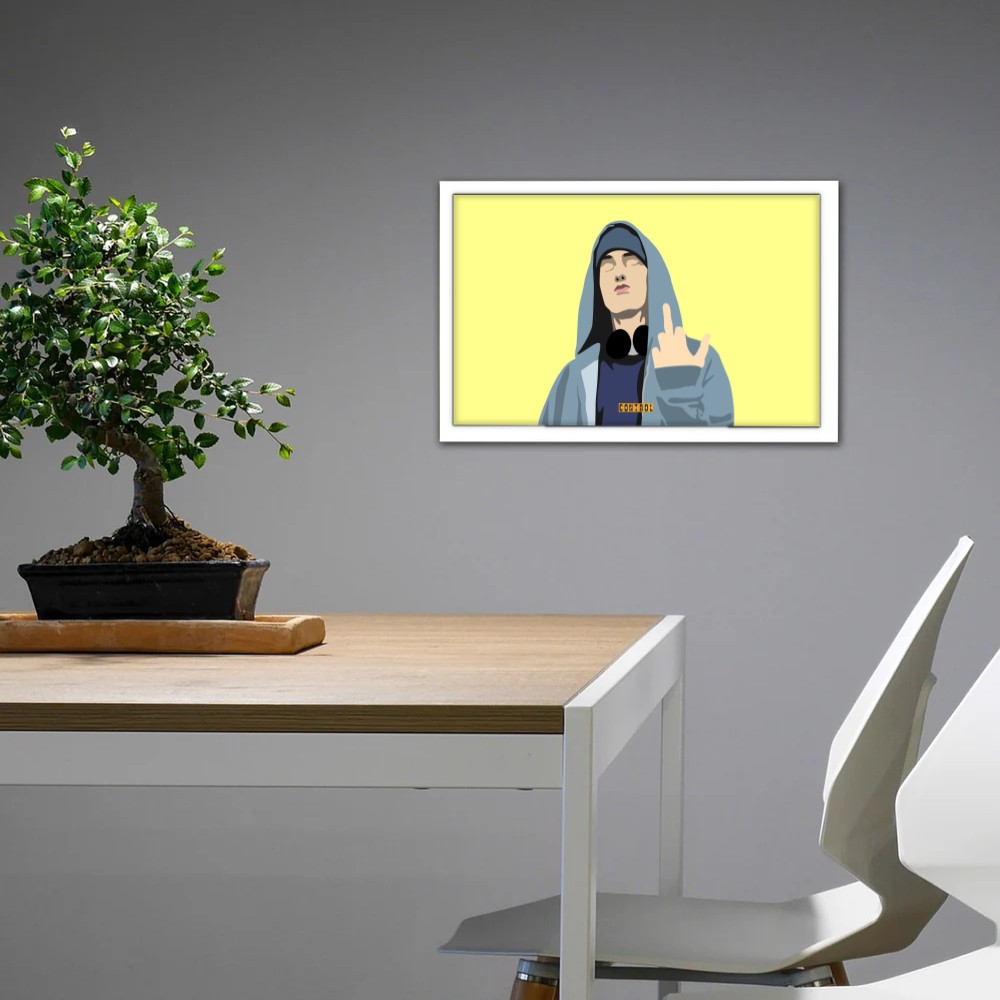تابلو پینکمن طرح موسیقی امینم آرت Eminem Art 26 Jm