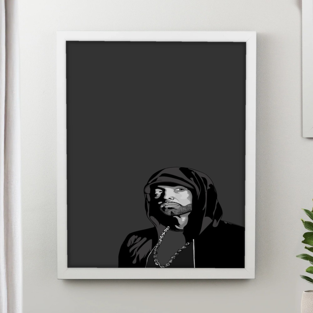 تابلو پینکمن طرح موسیقی امینم آرت Eminem Art 21 Jm