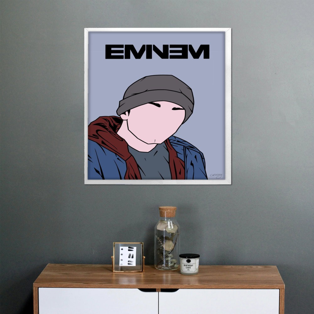 تابلو پینکمن طرح موسیقی امینم آرت Eminem Art 18 Jm