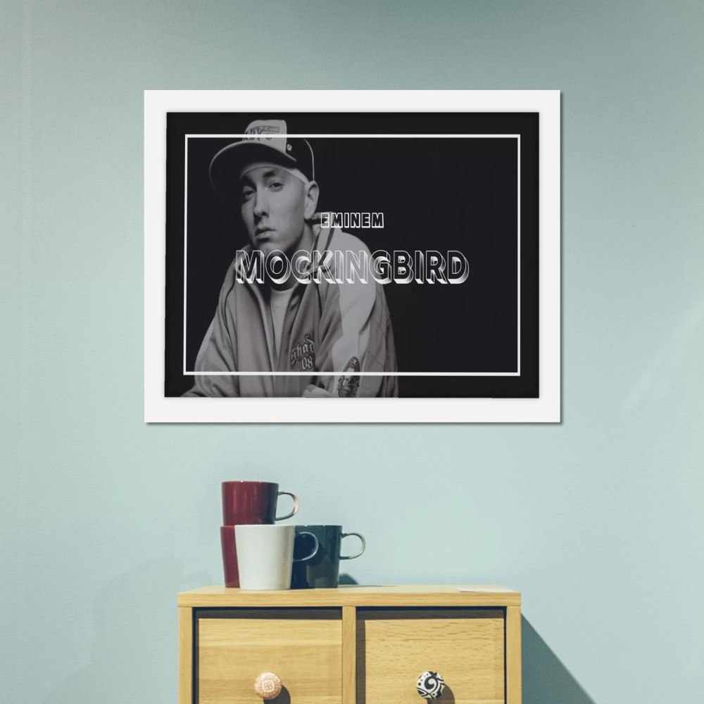 تابلو پینکمن طرح موسیقی امینم Mockingbird Eminem Mockingbird 7 Jm