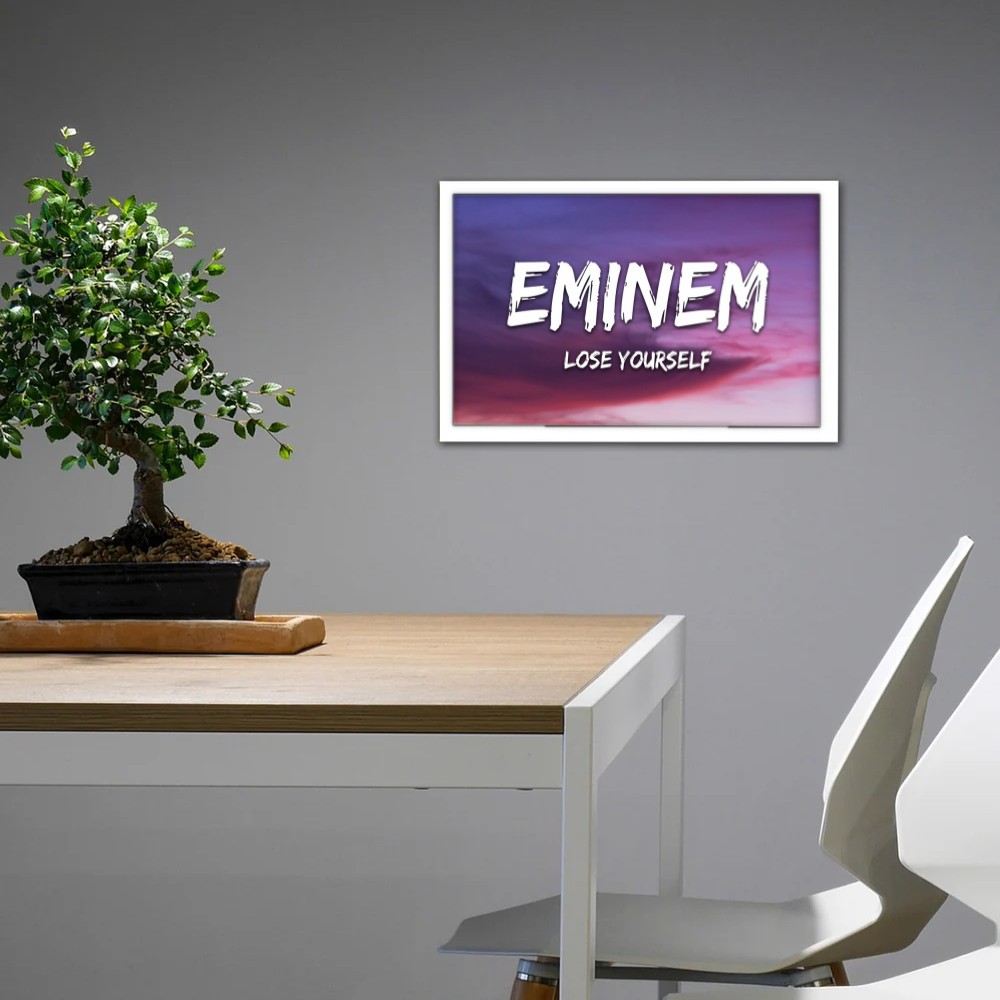 تابلو پینکمن طرح موسیقی امینم Lose Yourself اسپاتیفای Lose Yourself Eminem Spotify 2 Jm