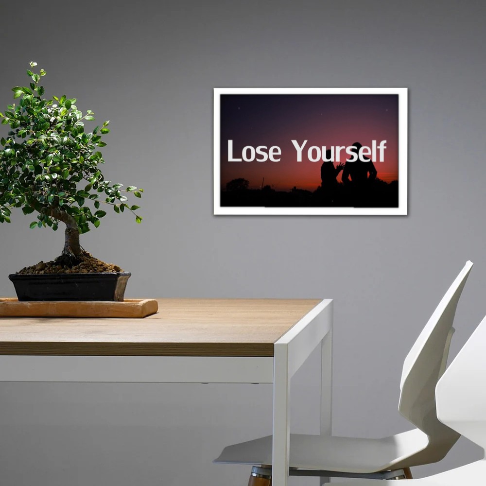 تابلو پینکمن طرح موسیقی امینم Lose Yourself اسپاتیفای Lose Yourself Eminem Spotify 12 Jm