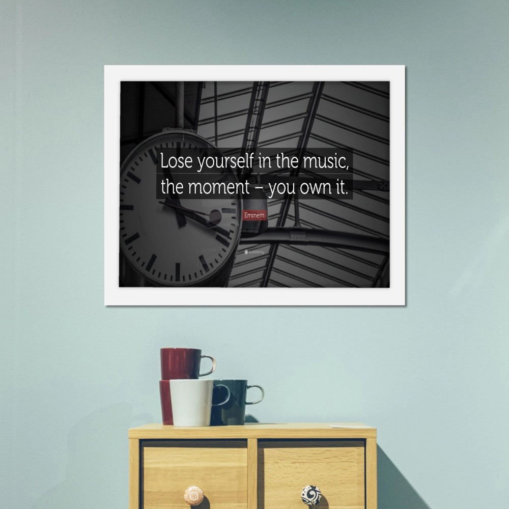 تابلو پینکمن طرح موسیقی امینم Lose Yourself Eminem Lose Yourself 28 Jm