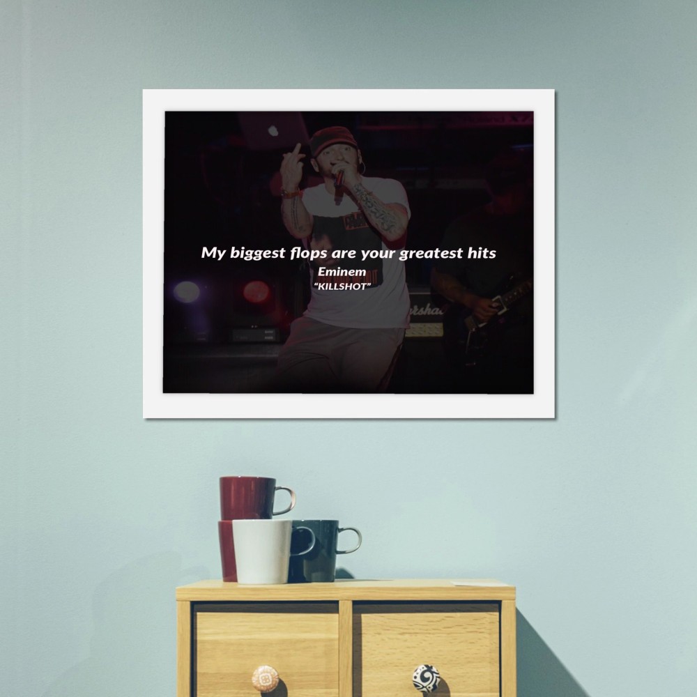 تابلو پینکمن طرح موسیقی امینم Killshot Eminem Killshot 11 Jm