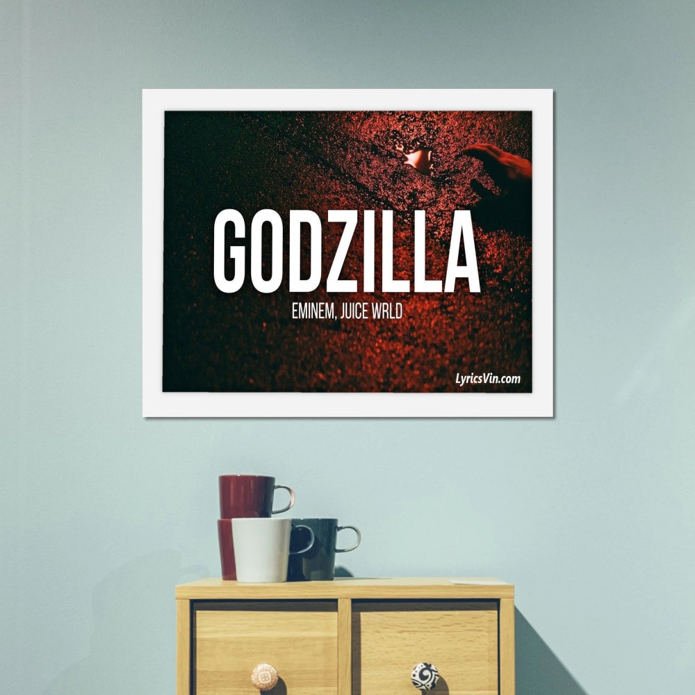 تابلو پینکمن طرح موسیقی امینم Godzilla Eminem Godzilla 7 Jm