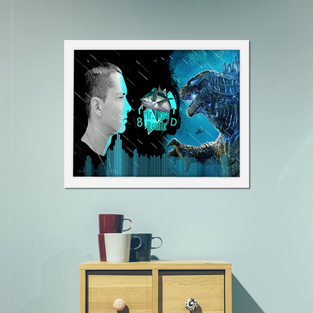تابلو پینکمن طرح موسیقی امینم Godzilla Eminem Godzilla 12 Jm