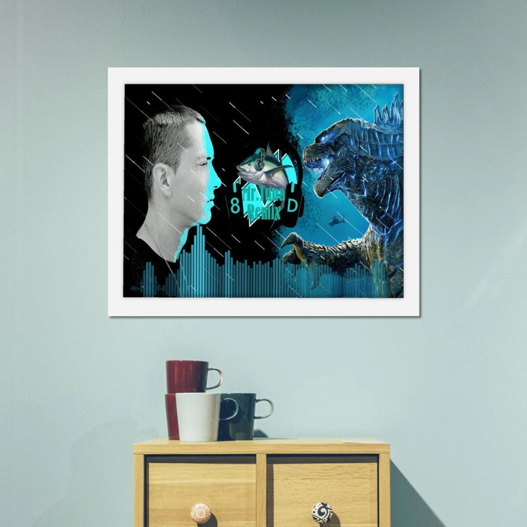 تابلو پینکمن طرح موسیقی امینم Godzilla Eminem Godzilla 12 Jm
