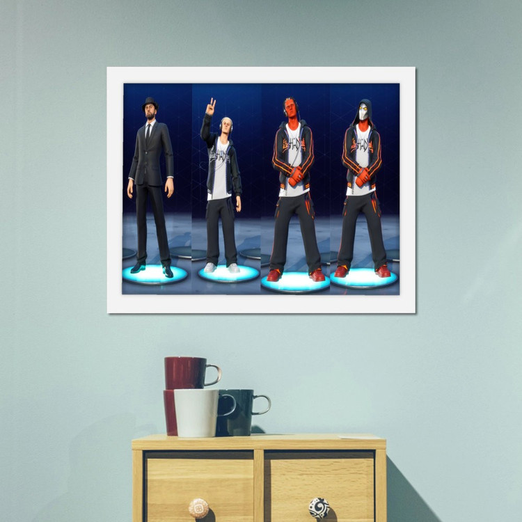 تابلو پینکمن طرح موسیقی امینم Fortnite Eminem Fortnite 7 Jm