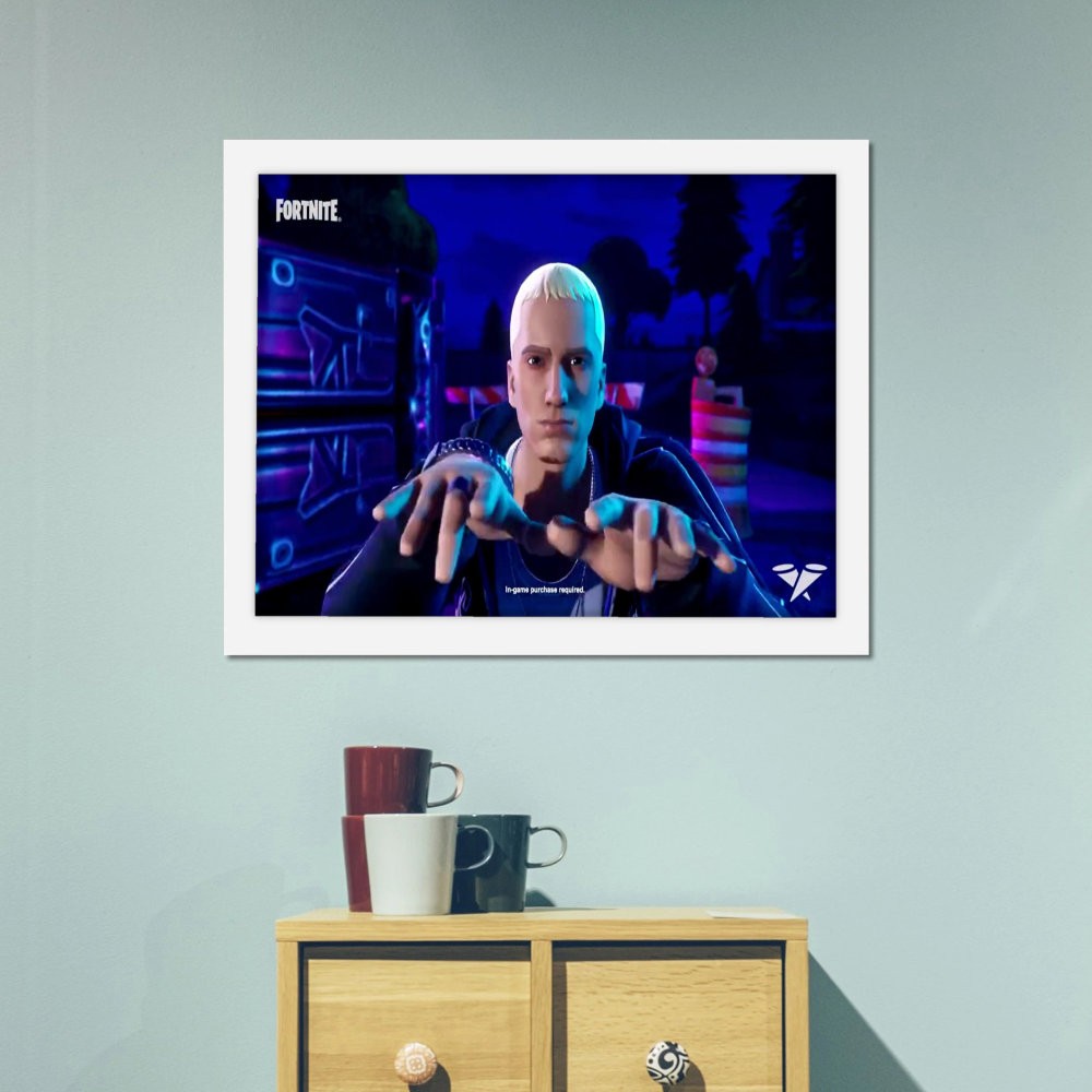 تابلو پینکمن طرح موسیقی امینم Fortnite Eminem Fortnite 6 Jm