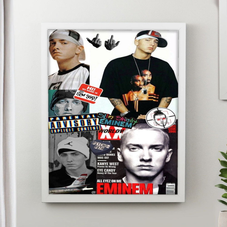 تابلو پینکمن طرح موسیقی امینم Eminem Poster 4 Jm