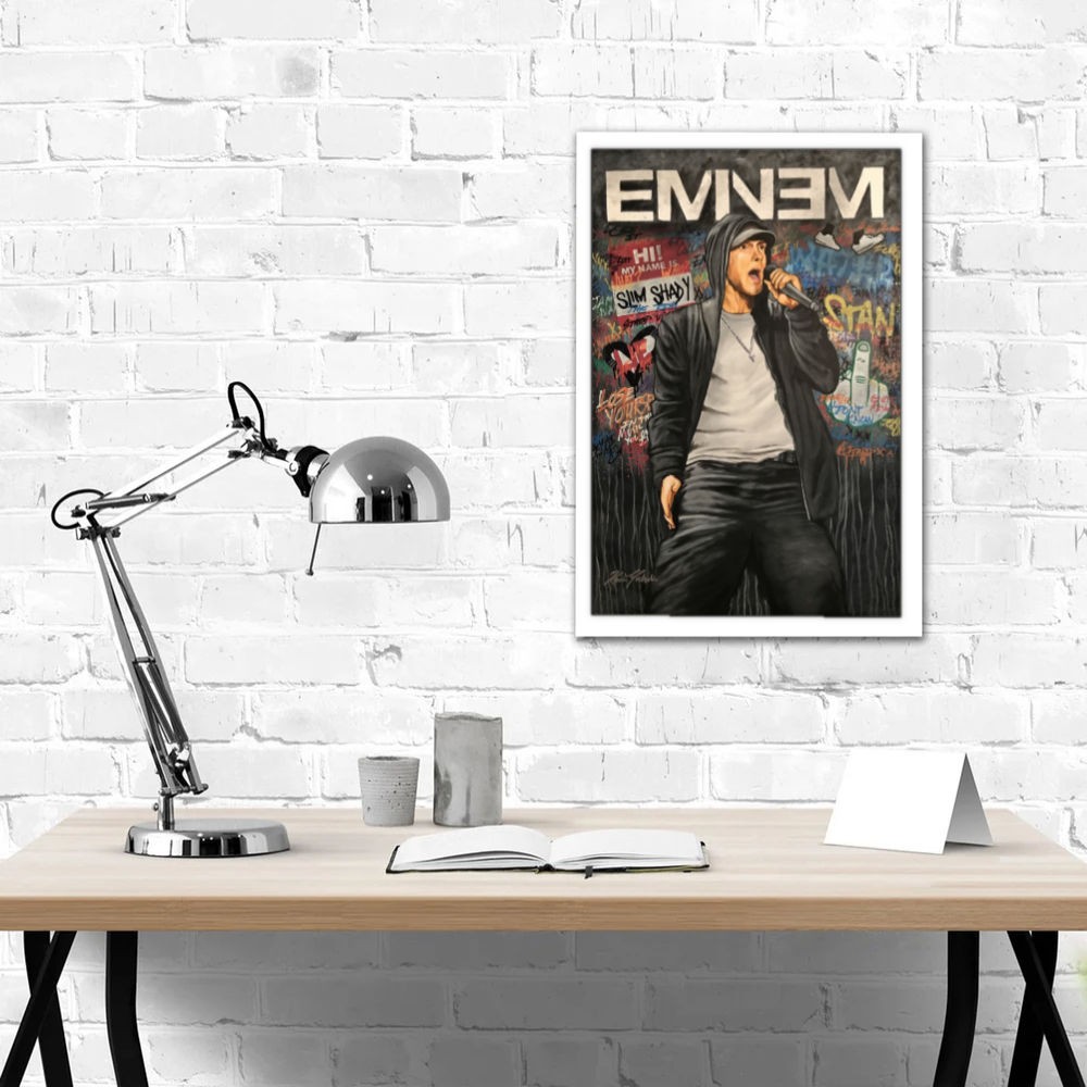 تابلو پینکمن طرح موسیقی امینم Eminem Poster 11 Jm