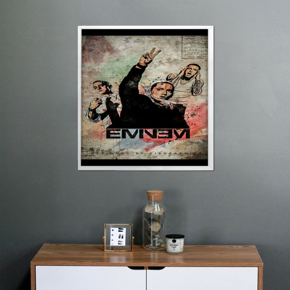تابلو پینکمن طرح موسیقی امینم Eminem Poster 10 Jm
