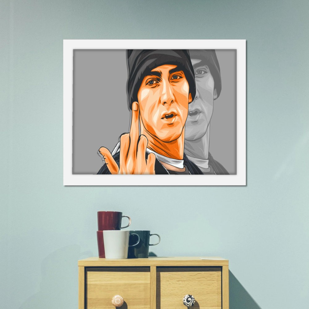 تابلو پینکمن طرح موسیقی امینم Drawings Eminem Drawings 24 Jm