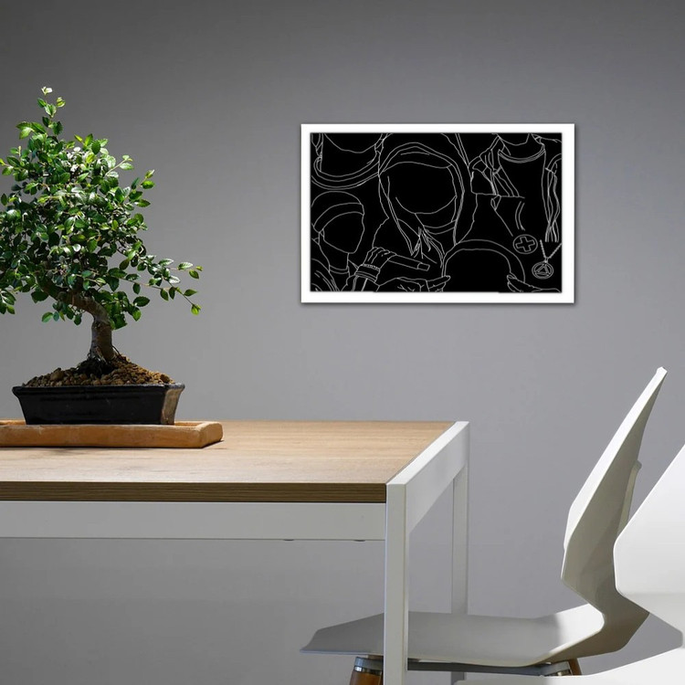 تابلو پینکمن طرح موسیقی امینم Drawings Eminem Drawings 15 Jm